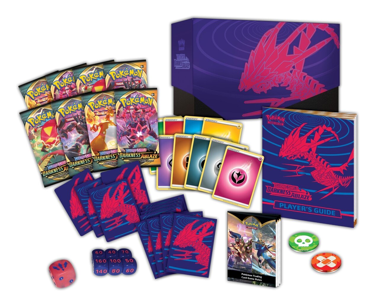 Pokemon TCG: Sword & Shield - Darkness Ablaze Elite Trainer Box цена |  hansapost.ee