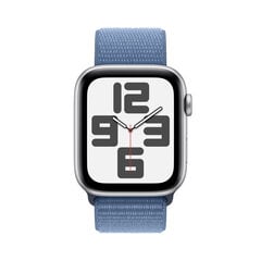 Apple Watch SE GPS 44mm Silver Aluminium Case with Winter Blue Sport Loop MREF3ET/A цена и информация | Смарт-часы | hansapost.ee