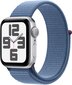 Apple Watch SE GPS 40mm Silver Aluminium Case with Winter Blue Sport Loop - MRE33ET/A цена и информация | Nutikellad, laste nutikellad | hansapost.ee