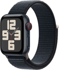 Apple Watch SE GPS + Cellular 40mm Midnight Aluminium Case with Midnight Sport Loop MRGE3ET/A цена и информация | Смарт-часы (smartwatch) | hansapost.ee