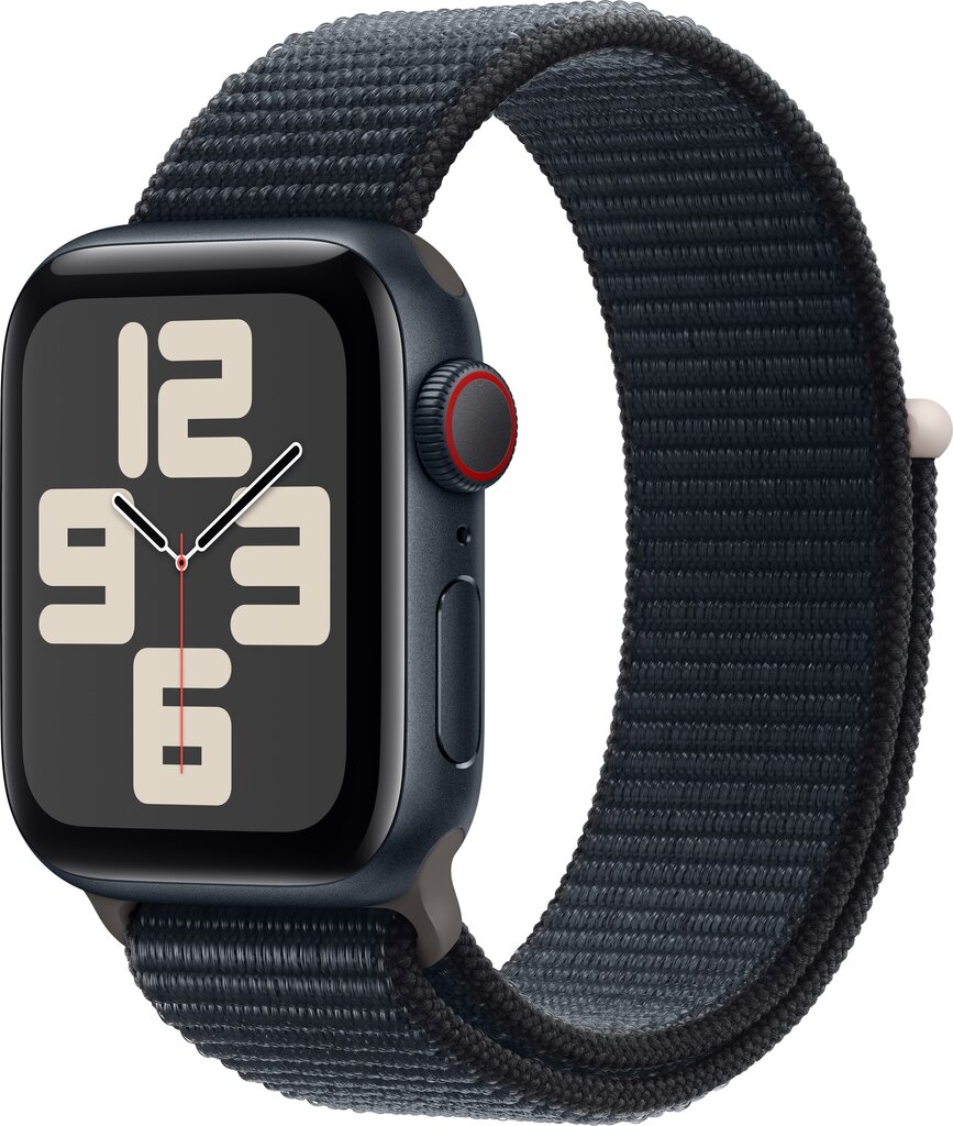 Apple Watch SE GPS + Cellular 40mm Midnight Aluminium Case with Midnight Sport Loop - MRGE3ET/A цена и информация | Nutikellad, laste nutikellad | hansapost.ee