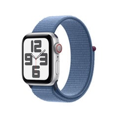 Apple Watch SE GPS + Cellular 40mm Silver Aluminium Case with Winter Blue Sport Loop - MRGQ3ET/A hind ja info | Nutikellad, laste nutikellad | hansapost.ee