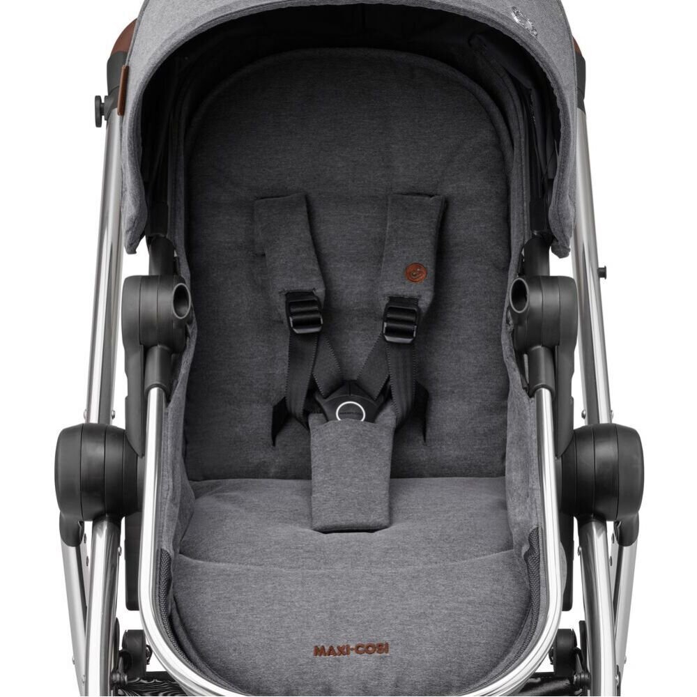 Maxi-Cosi universaalne jalutuskäru Zelia Luxe 2in1, Twillic Grey, hall hind ja info | Vankrid, jalutuskärud | hansapost.ee