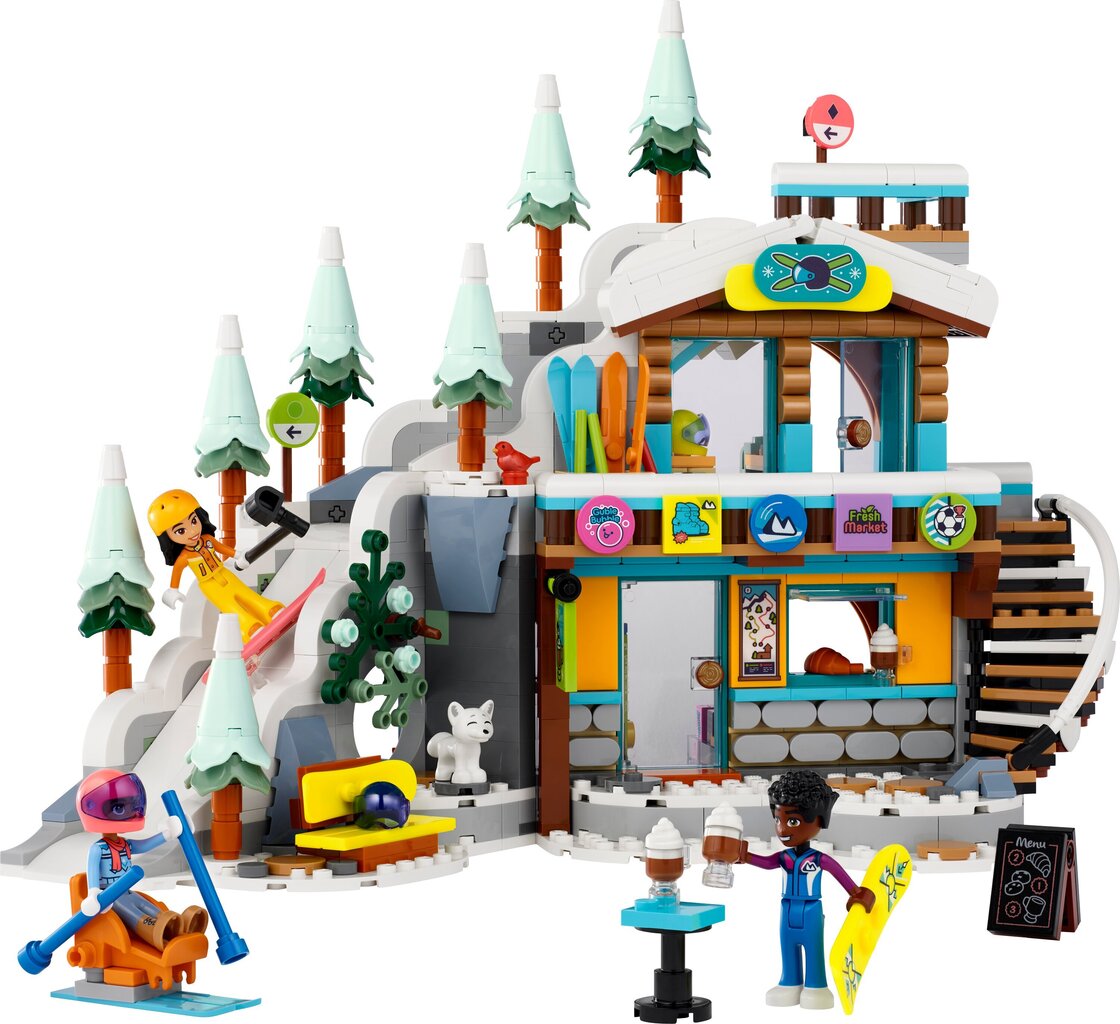 41756 LEGO® Friends Puhkuse suusamägi ja kohvik hind ja info | Klotsid ja konstruktorid | hansapost.ee