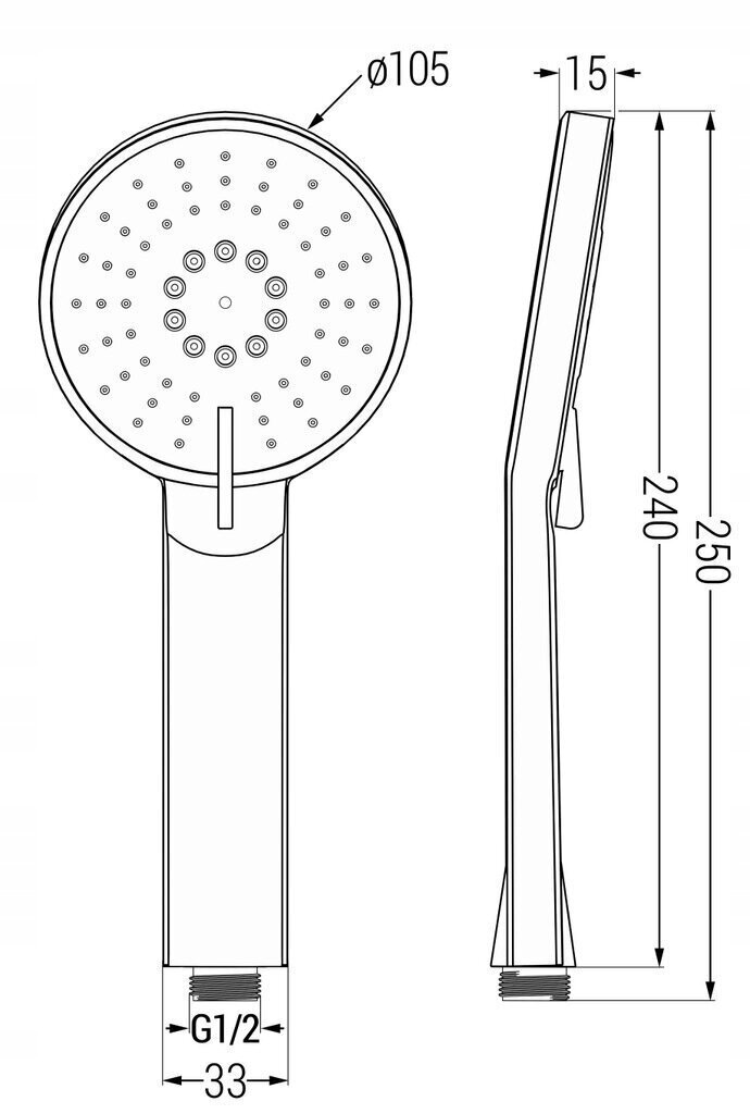 Dušikomplekt Mexen R-40, Graphite цена и информация | Dušikomplektid ja süsteemid | hansapost.ee