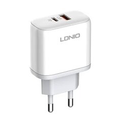 LDNIO Сетевое зарядное устройство LDNIO A2526C USB, USB-C 45W Wall + кабель MicroUSB цена и информация | Зарядные устройства для телефонов | hansapost.ee