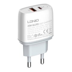 Wall charger LDNIO A2424C USB, USB-C 20W + microUSB Cable цена и информация | Зарядные устройства для телефонов | hansapost.ee