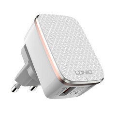 LDNIO Сетевое зарядное устройство LDNIO A1204Q 18 Вт + кабель USB-C цена и информация | Зарядные устройства для телефонов | hansapost.ee