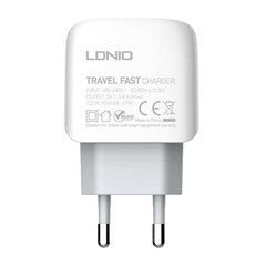 LDNIO Сетевое зарядное устройство LDNIO A3312 3USB + кабель Lightning цена и информация | Зарядные устройства для телефонов | hansapost.ee