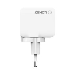 LDNIO Сетевое зарядное устройство LDNIO A2203 2USB + кабель USB-C цена и информация | Зарядные устройства для телефонов | hansapost.ee