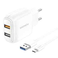 Foneng Двойное зарядное устройство USB QC3.0 Foneng EU36 для iPhone цена и информация | Зарядные устройства для телефонов | hansapost.ee