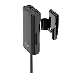 Budi 105W Car Charger, USB + USB-C, PD + QC 3.0 (Black) цена и информация | Budi Мобильные телефоны, Фото и Видео | hansapost.ee