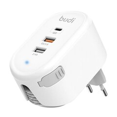 Wall Charger Budi 1m cable 30W (white) цена и информация | Зарядные устройства для телефонов | hansapost.ee