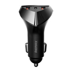 Car charger 2x USB, USB-C  Remax RCC323, 49,5W (black) цена и информация | Зарядные устройства для телефонов | hansapost.ee