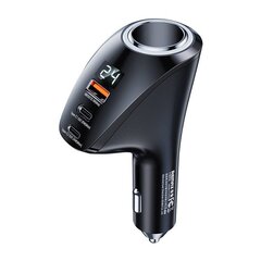 Car charger 2x USB-C, USB Remax RCC339, 88.5W (black) цена и информация | Зарядные устройства для телефонов | hansapost.ee