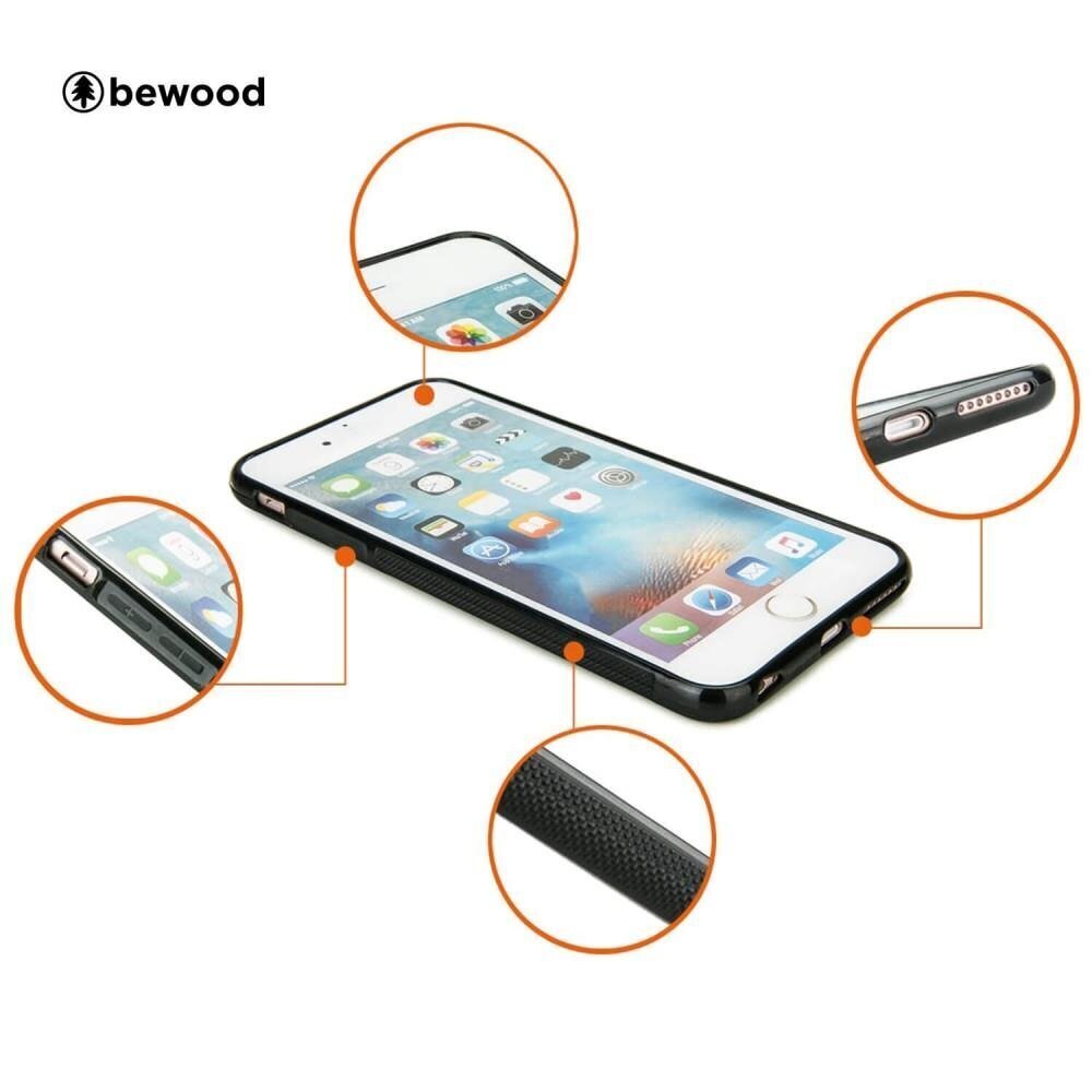 Bewood Traveler Merbau Wooden Case цена и информация | Telefonide kaitsekaaned ja -ümbrised | hansapost.ee