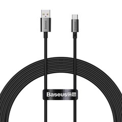 Cable USB do USB-C Baseus Superior 100W 2m (black) цена и информация | Кабели для телефонов | hansapost.ee