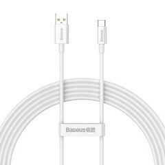 Cable USB do USB-C Baseus Superior 100W 2m (white) цена и информация | Borofone 43757-uniw | hansapost.ee