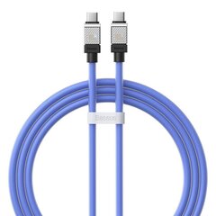 Cable USB-C do USB-C Baseus CoolPlay 100W 1m (blue) цена и информация | Borofone 43757-uniw | hansapost.ee