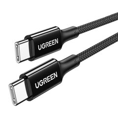 UGREEN Кабель USB-C на USB-C UGREEN 15276, 1,5 м (черный) цена и информация | Кабели для телефонов | hansapost.ee