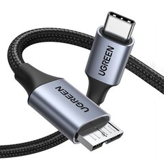 UGREEN Кабель USB-C на Micro USB UGREEN 15232, 1м (серый космос) цена и информация | Borofone 43757-uniw | hansapost.ee