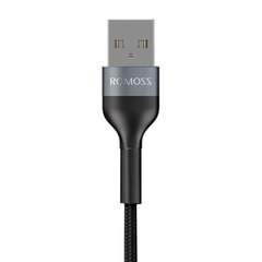 Кабель USB для Lightning Romoss CB12B 2.4A, 1 м (черный) цена и информация | Кабели для телефонов | hansapost.ee