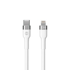 Forever Flexible cable USB-C - Lightning 2,0 m 20W white цена и информация | Borofone 43757-uniw | hansapost.ee