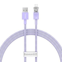 Fast Charging cable Baseus USB-A to Lightning Explorer Series 1m 2.4A (purple) цена и информация | Кабели для телефонов | hansapost.ee