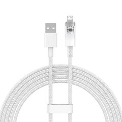 Fast Charging cable Baseus USB-A to Lightning  Explorer Series 2m, 2.4A (white) цена и информация | Borofone 43757-uniw | hansapost.ee