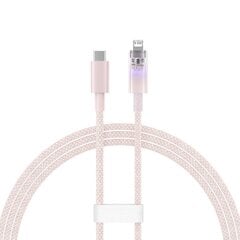 Fast Charging cable Baseus USB-C to Lightning  Explorer Series 1m, 20W (pink) цена и информация | Кабели для телефонов | hansapost.ee