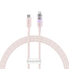 Fast Charging cable Baseus USB-C to Lightning  Explorer Series 1m, 20W (pink) цена и информация | Borofone 43757-uniw | hansapost.ee