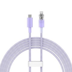 Fast Charging cable Baseus USB-C to Lightning  Explorer Series 2m, 20W (purple) цена и информация | Кабели для телефонов | hansapost.ee