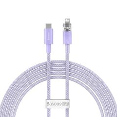 Fast Charging cable Baseus USB-C to Lightning  Explorer Series 2m, 20W (purple) цена и информация | Кабели для телефонов | hansapost.ee