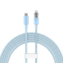 Fast Charging cable Baseus USB-C to Lightning  Explorer Series 2m, 20W (blue) цена и информация | Кабели для телефонов | hansapost.ee