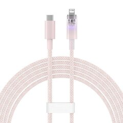 Fast Charging cable Baseus USB-A to Lightning Explorer Series 2m 20W (pink) цена и информация | Кабели для телефонов | hansapost.ee