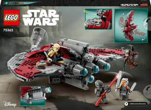 75362 LEGO® Star Wars Джедайский шаттл Т-6 Асоки Тано цена и информация | Конструкторы и кубики | hansapost.ee