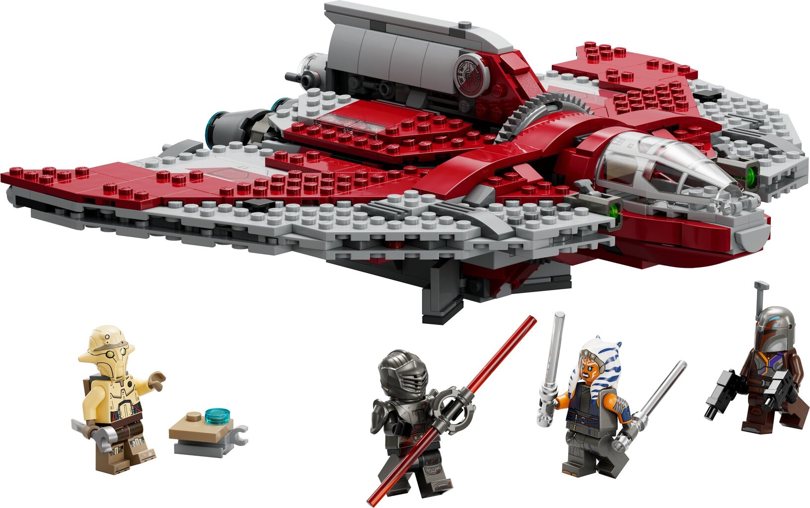 75362 LEGO® Star Wars Ahsoka Tano Jedi Transport T-6 цена и информация | Klotsid ja konstruktorid | hansapost.ee