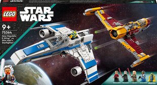 75364 LEGO® Star Wars E-wing™ Новой Республики против истребителя Шин Хати™ цена и информация | Конструкторы и кубики | hansapost.ee