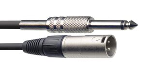 Stagg, XLR 6.3 mm, 1 m hind ja info | Juhtmed ja kaablid | hansapost.ee