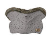 Kärukindad KikkaBoo Luxury Fur, Dots Grey цена и информация | Lapsevankrite tarvikud | hansapost.ee