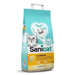 Lõhnata bentoniidist kassiliiv Sanicat Clumping, 16 L price and information | Cat litter | hansapost.ee