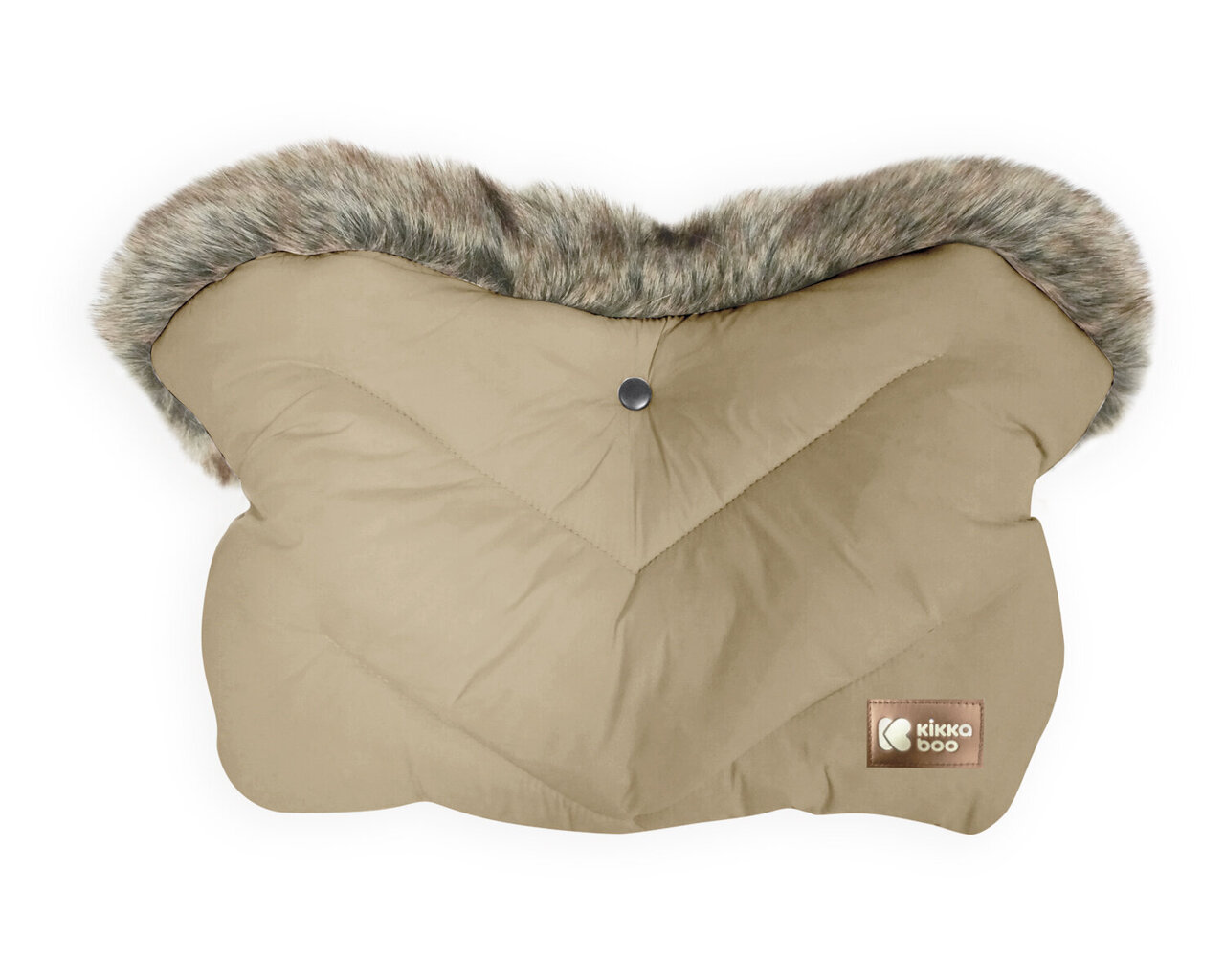 Kärukindad KikkaBoo Luxury Fur, Beige hind ja info | Lapsevankrite tarvikud | hansapost.ee