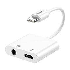 Adapter Remax USB-C to USB-C, AUX 3.5mm, RL-LA11 (white) цена и информация | Адаптеры и USB-hub | hansapost.ee
