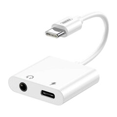 Adapter Remax USB-C to USB-C, AUX 3.5mm, RL-LA11 (white) цена и информация | Remax Компьютерная техника | hansapost.ee