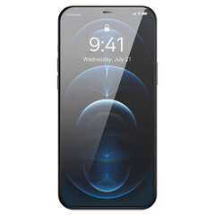 Закаленное стекло Baseus Schott HD с пылевым фильтром 0.3 мм для iPhone 12 Pro Max цена и информация | Защитные пленки для телефонов | hansapost.ee