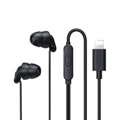 Earphones Remax RM-518i, Lightning, 1.2m (black) цена и информация | Наушники | hansapost.ee