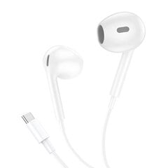 Foneng T61 Wired Earphones, USB-C (White) цена и информация | Наушники | hansapost.ee