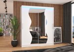 Шкаф ADRK Furniture со светодиодным освещением Medison 180, белый цвет