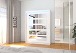 Шкаф ADRK Furniture со светодиодным освещением Murani 150, белый цвет
