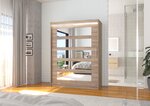 Шкаф ADRK Furniture со светодиодной подсветкой Murani 150, коричневый цвет